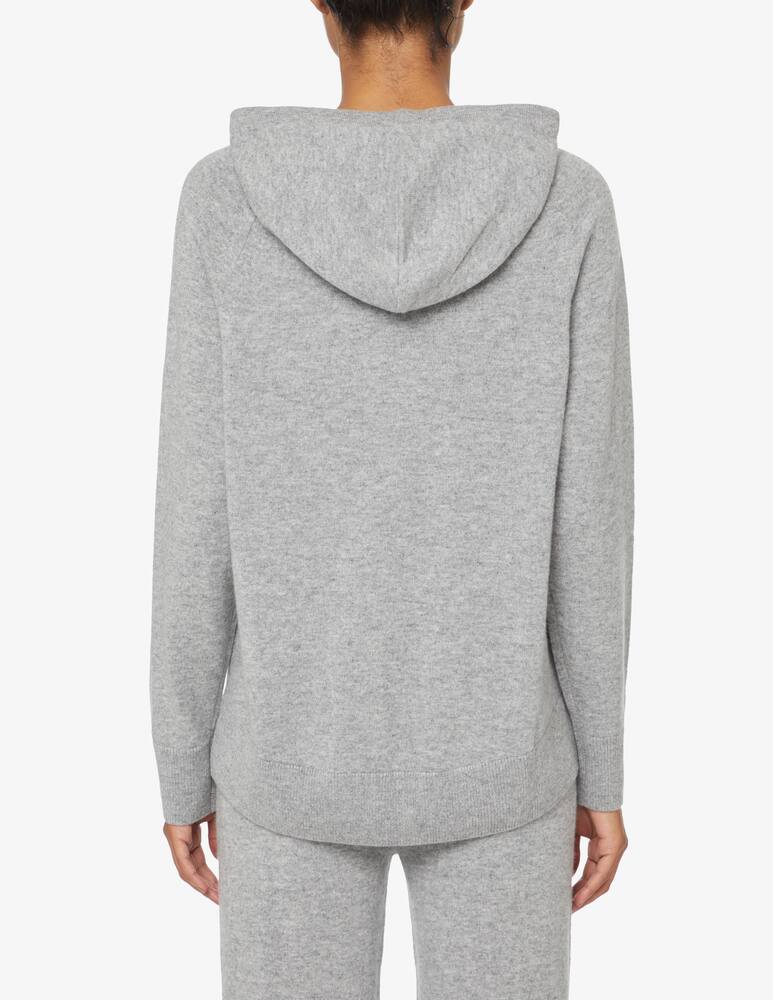 rinascente Pure Cashmere Maglione a manica lunga con cappuccio - Grigio