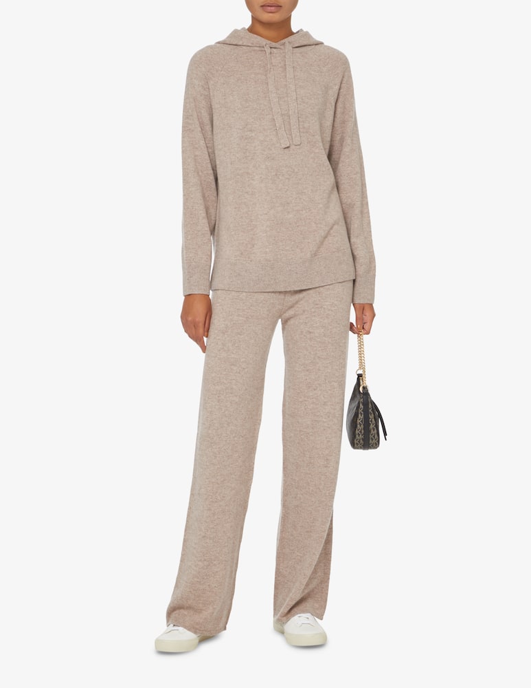 rinascente Pure Cashmere Long sleeve hooded sweater - Beige