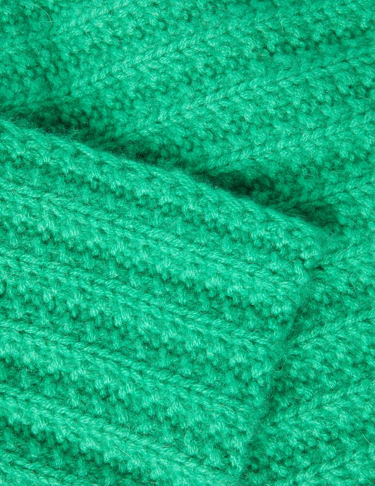 Pure Cashmere Braided neck warmer - Green - picture 2 Pure Cashmere Braided neck warmer - Green - picture 2