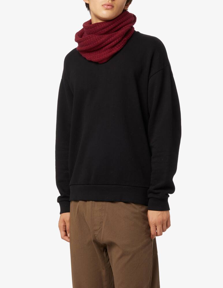 rinascente Pure Cashmere Braided neck warmer - Red