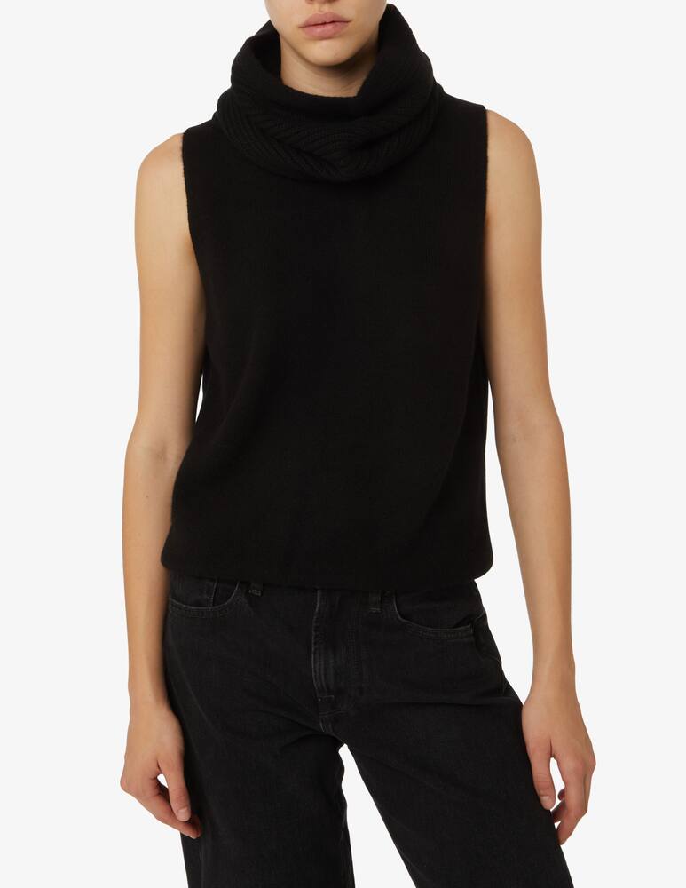 rinascente Pure Cashmere Scaldacollo maglia inglese - Nero