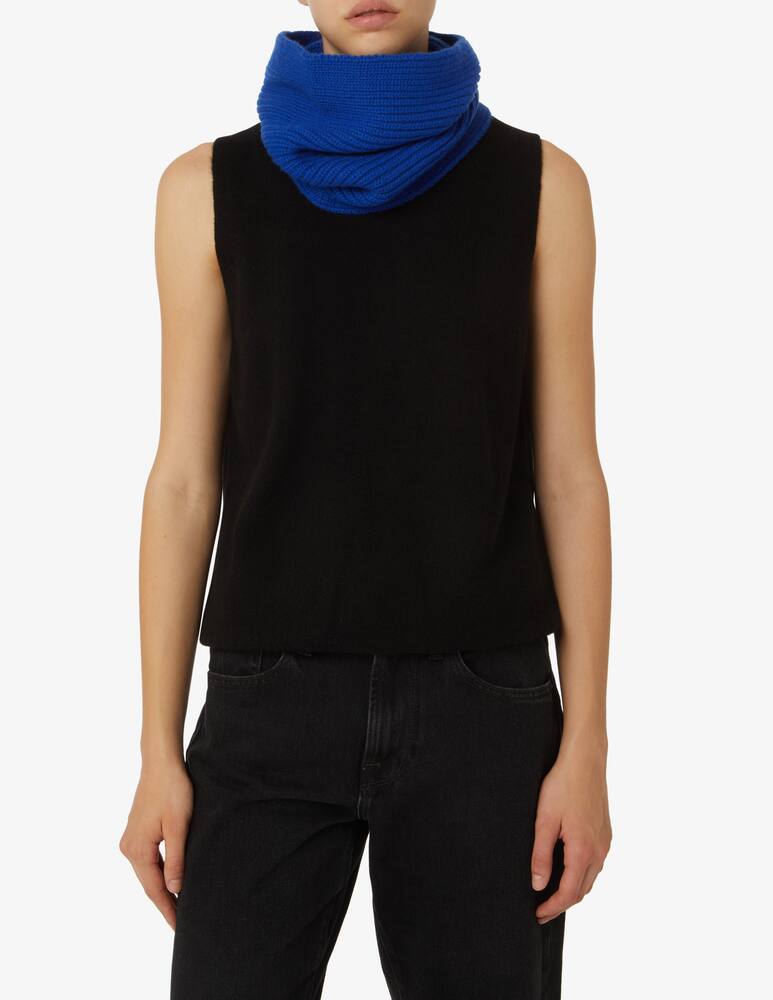 rinascente Pure Cashmere Scaldacollo maglia inglese - Blu