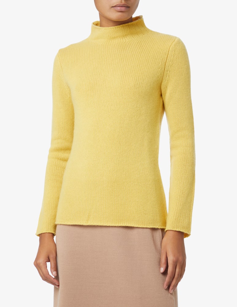Pure Cashmere Maglione a collo alto in cashmere - Giallo - immagine 1 Pure Cashmere Maglione a collo alto in cashmere - Giallo - immagine 1