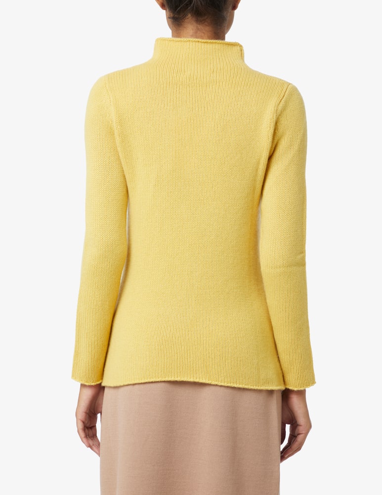 Pure Cashmere Maglione a collo alto in cashmere - Giallo - immagine 3 Pure Cashmere Maglione a collo alto in cashmere - Giallo - immagine 3