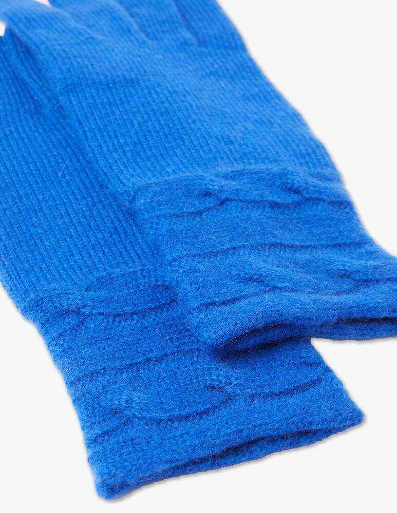 rinascente Pure Cashmere Cashmere gloves - Blue