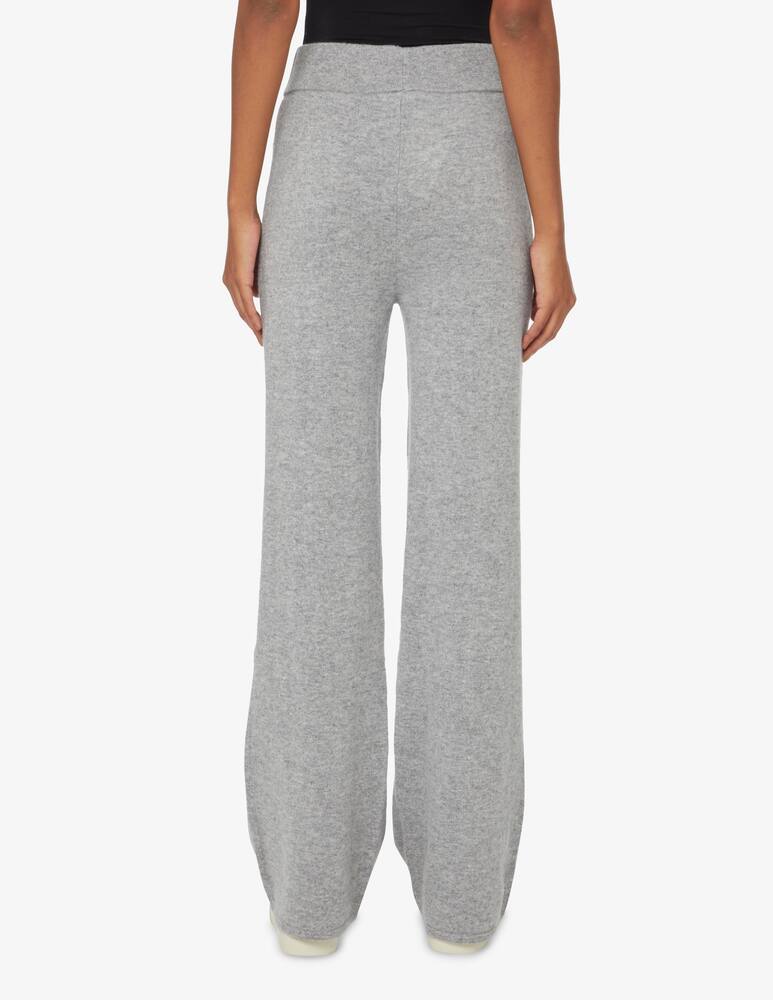 Pure Cashmere Flare trousers - Grey - picture 3 Pure Cashmere Flare trousers - Grey - picture 3