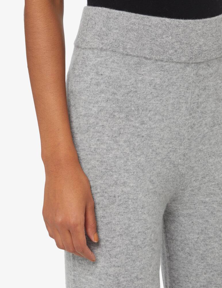 Pure Cashmere Flare trousers - Grey - picture 4 Pure Cashmere Flare trousers - Grey - picture 4