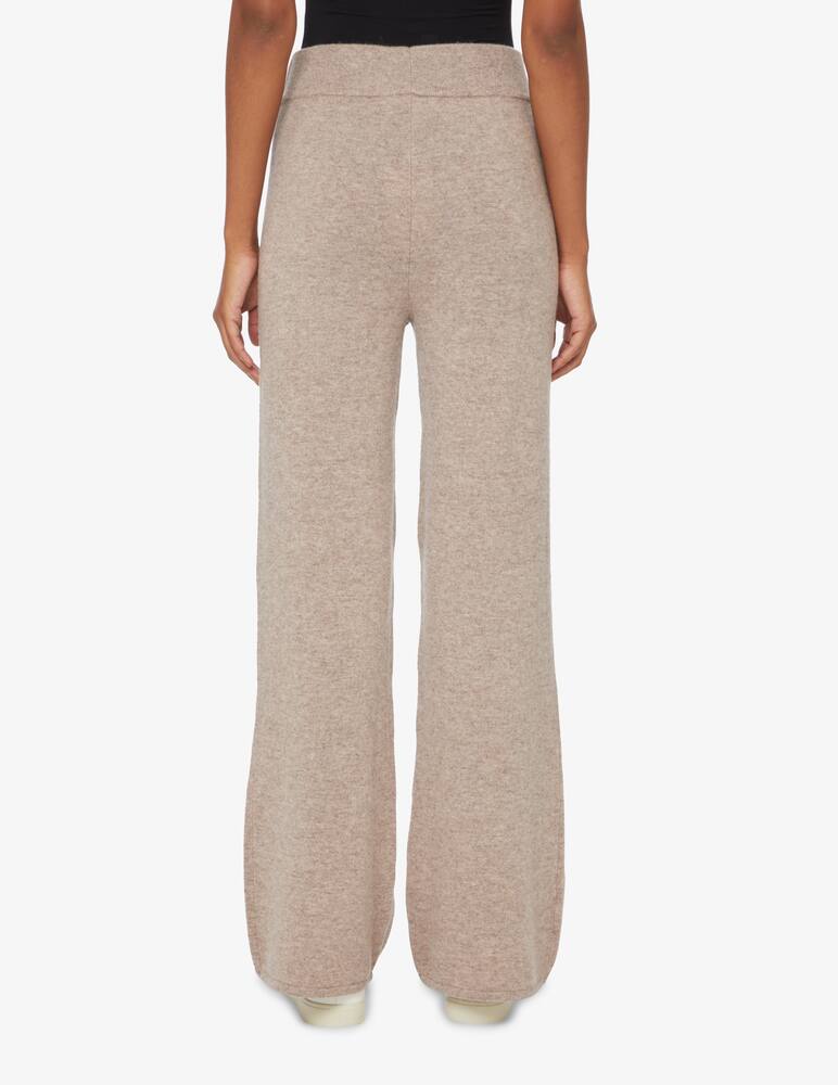 rinascente Pure Cashmere Pantalone a palazzo elastico  - Beige