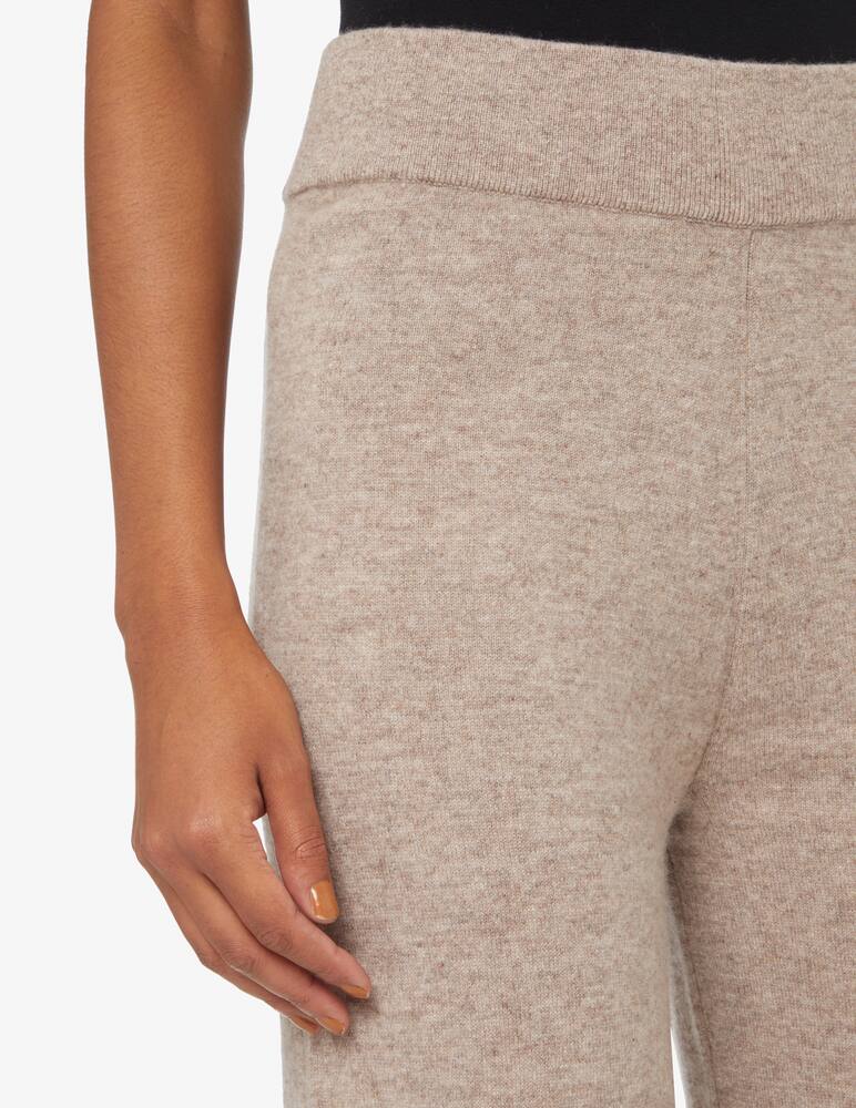 rinascente Pure Cashmere Pantalone a palazzo elastico  - Beige