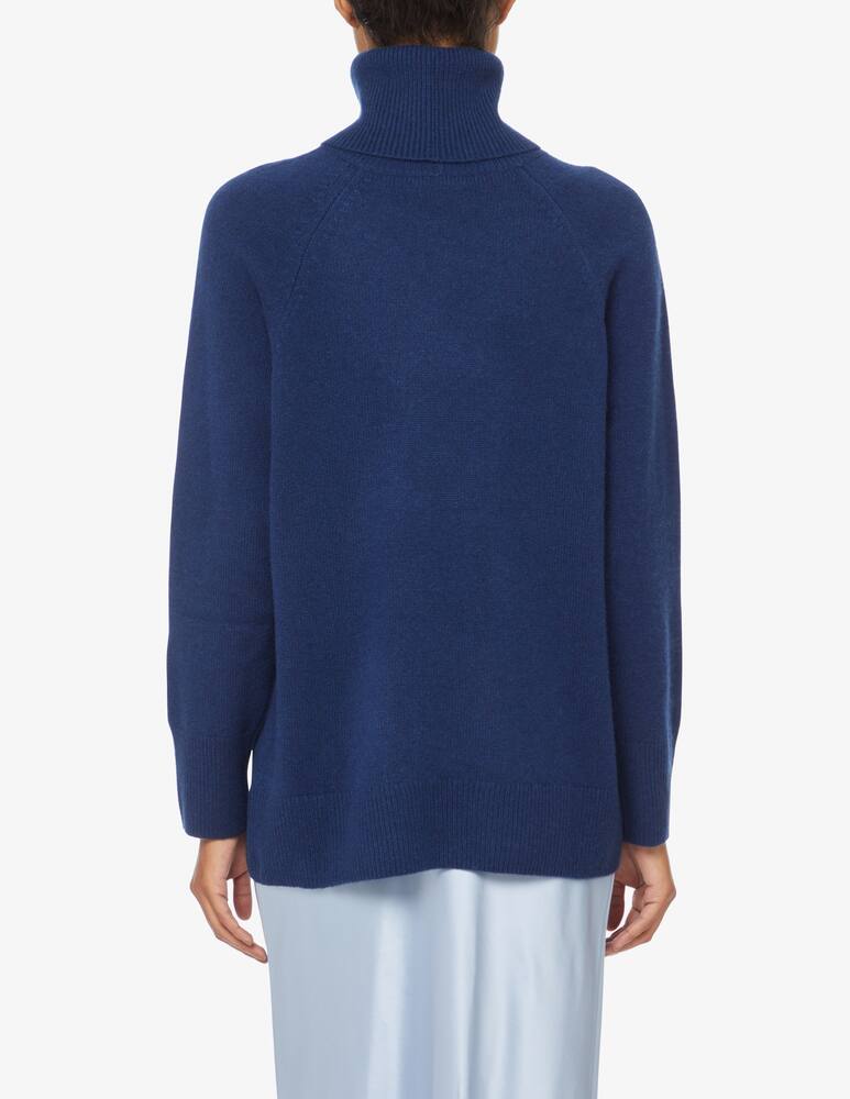 rinascente Pure Cashmere Maxi pullover turtleneck - Blue
