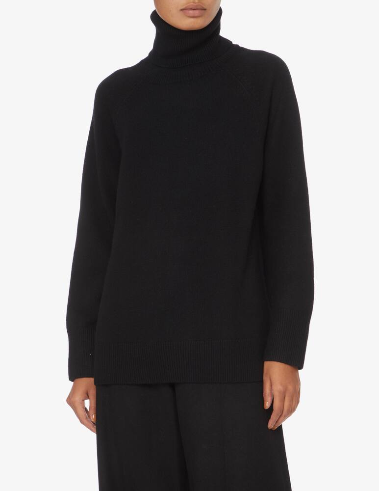 rinascente Pure Cashmere Maxi pullover turtleneck - Black