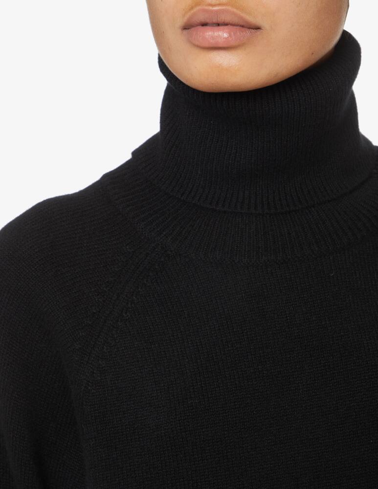 rinascente Pure Cashmere Maxi pullover turtleneck - Black
