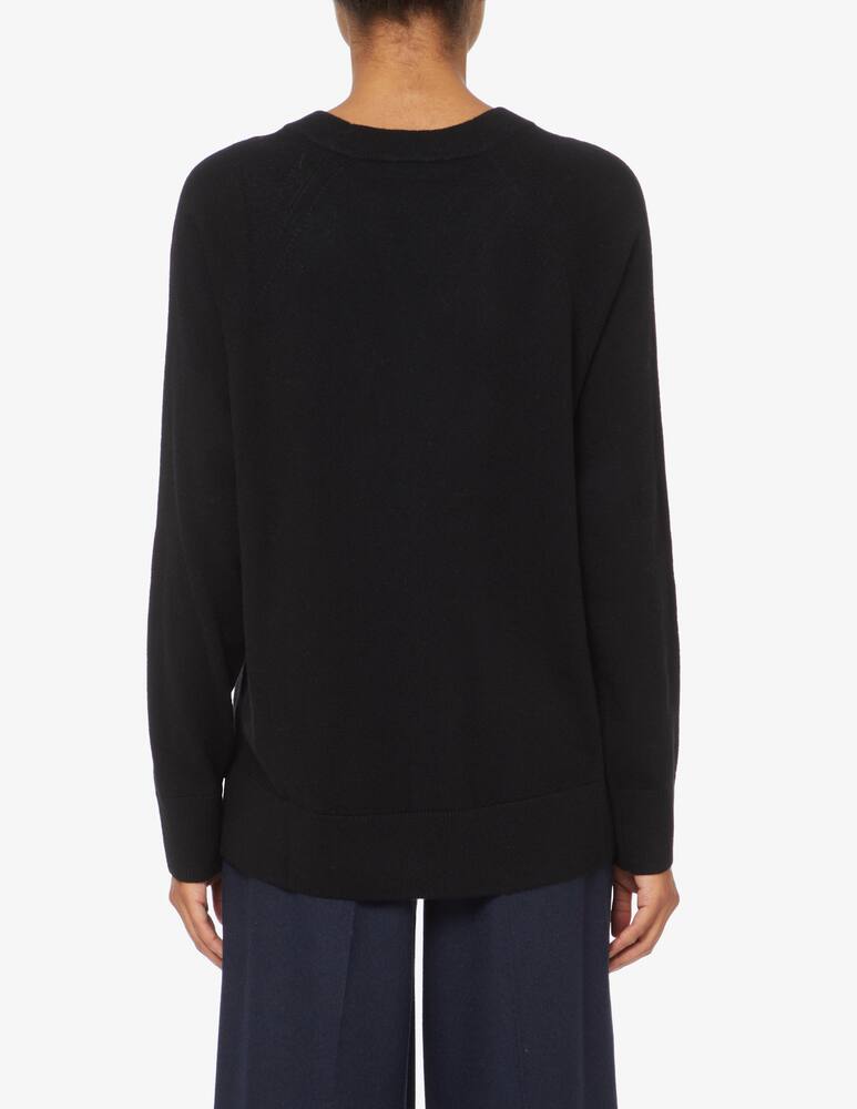 rinascente Pure Cashmere Lupettino over a manica lunga - Nero