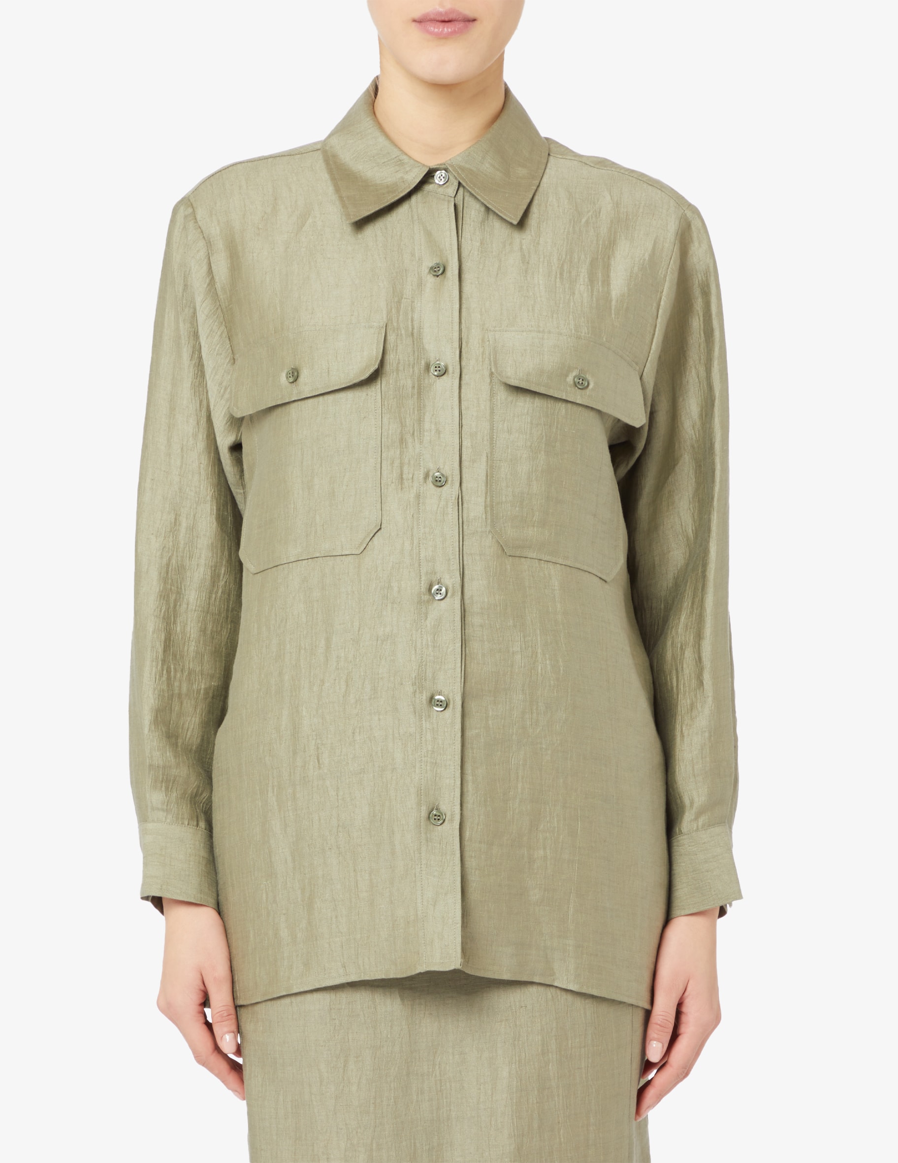 Please Camicia Over CC31300B72 In Misto Lino main image 1