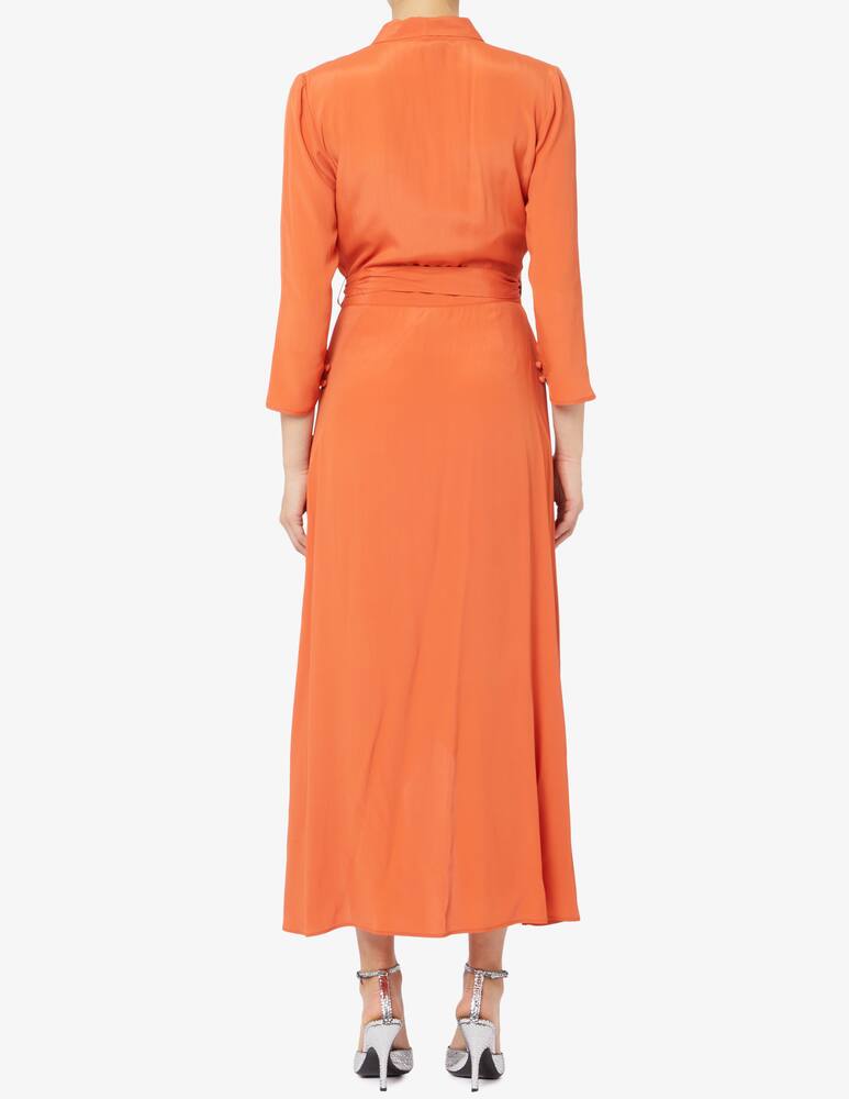 rinascente 24.7 Studio Abito lungo sottoveste in misto seta