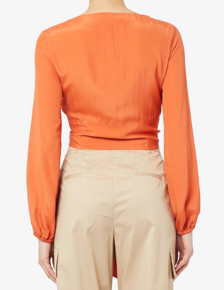 rinascente 24.7 Studio Top in misto seta