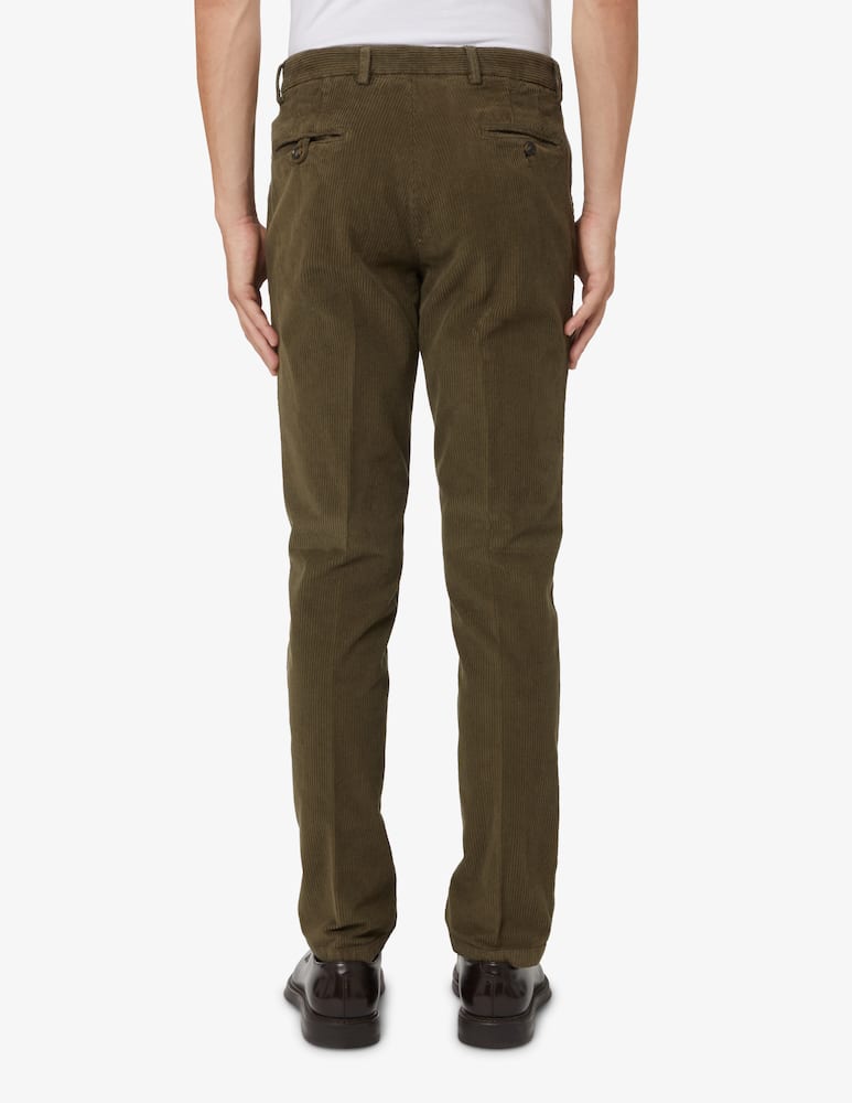 rinascente Misaky Slim corduroy pant - Green