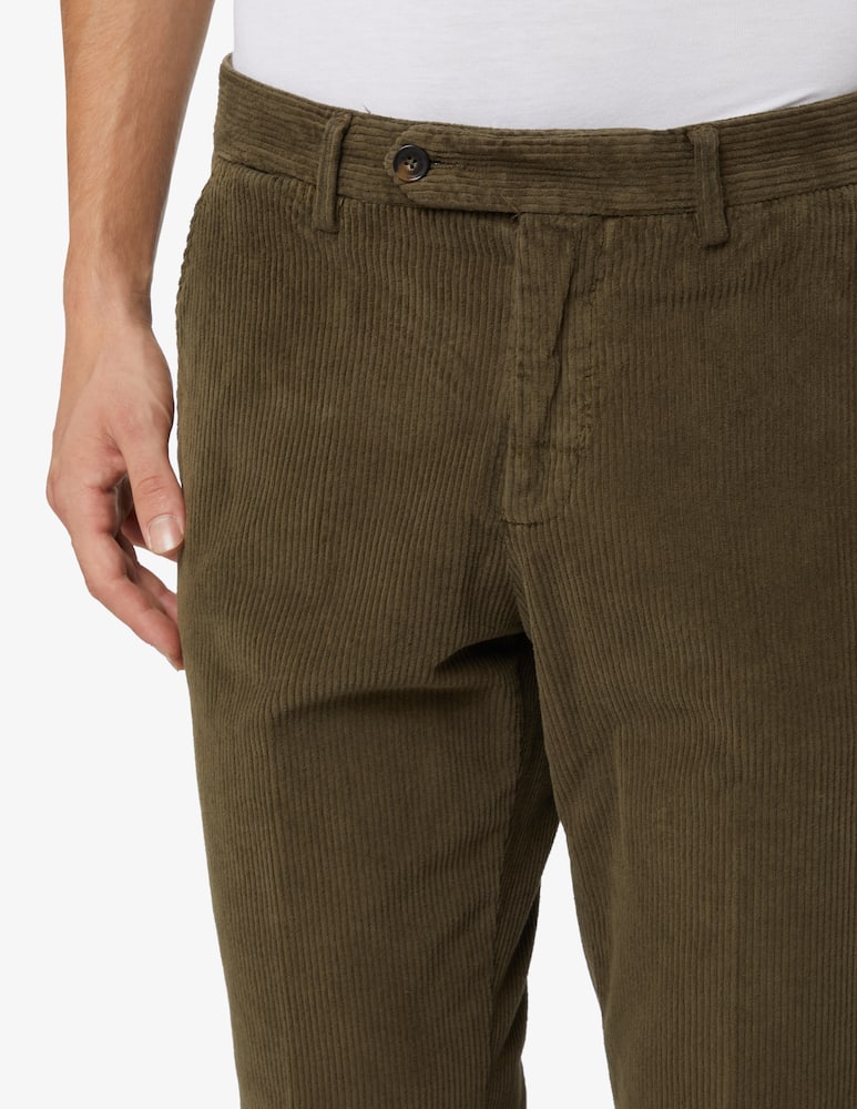 rinascente Misaky Slim corduroy pant - Green