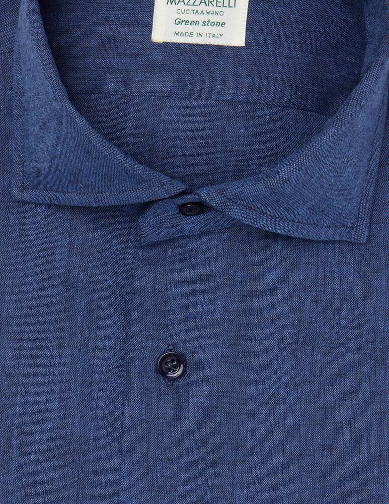 rinascente Mazzarelli Camicia regular fit in lino e cotone