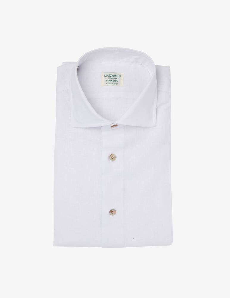 Mazzarelli Linen and cotton regular fit shirt - picture 1 Mazzarelli Linen and cotton regular fit shirt - picture 1