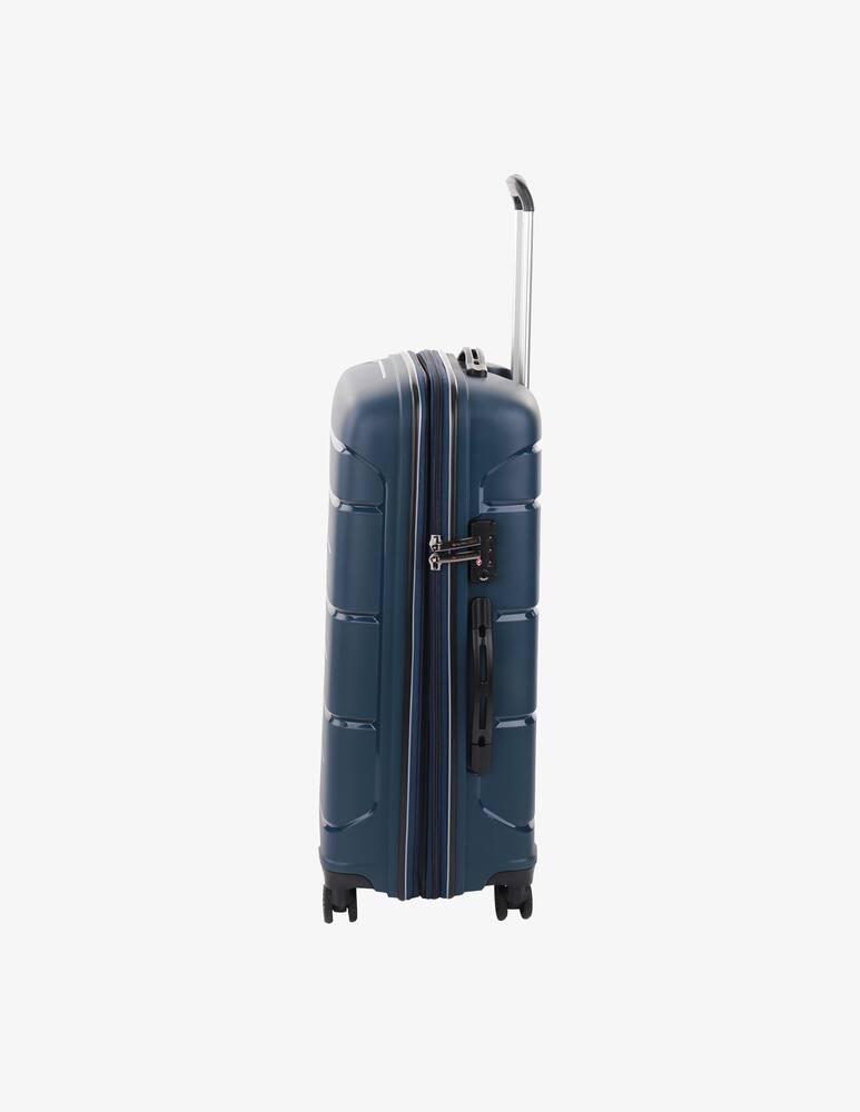 rinascente Roncato Flight Dlx Medium Check In Luggage 71 Cm Expandable - Blue