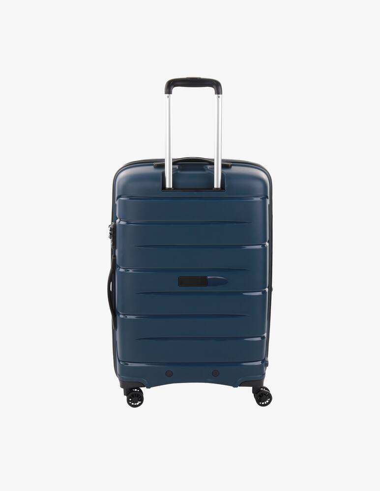 rinascente Roncato Flight Dlx Medium Check In Luggage 71 Cm Expandable - Blue