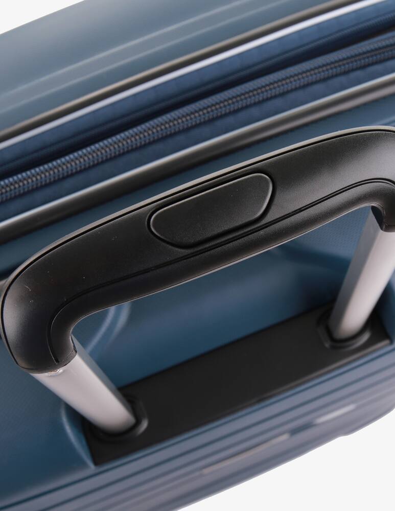 rinascente Roncato Flight Dlx Medium Check In Luggage 71 Cm Expandable - Blue