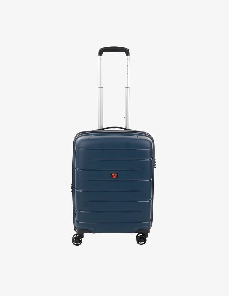 rinascente Roncato Flight Dlx Trolley Bagaglio A Mano 55X40X20/23 Cm Esp - Blu