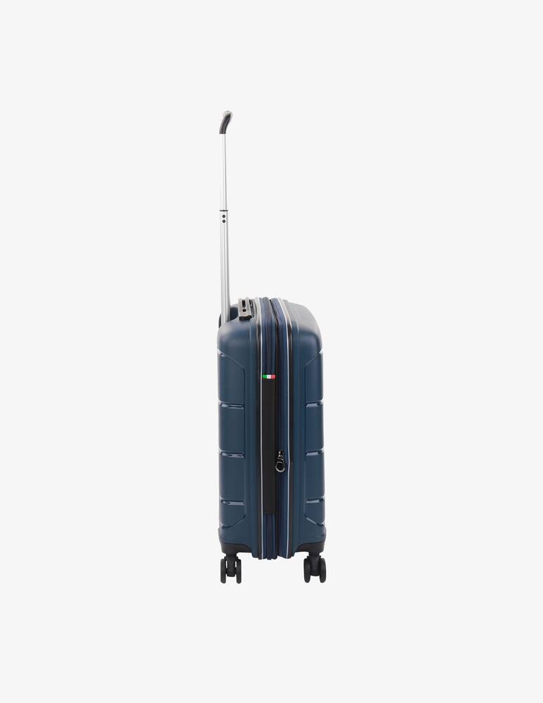 rinascente Roncato Flight Dlx Trolley Bagaglio A Mano 55X40X20/23 Cm Esp - Blu