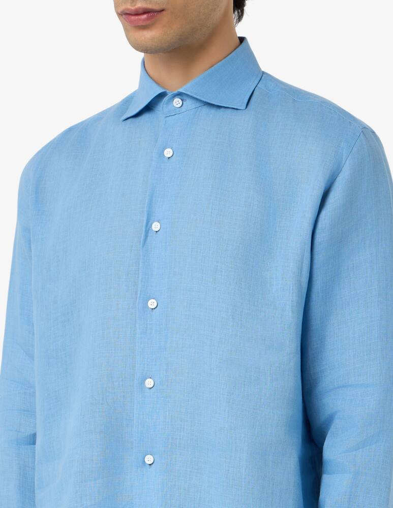 rinascente Delsiena Camicia in puro lino regular fit