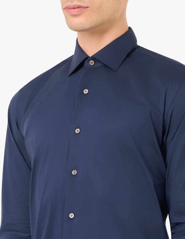 Delsiena Camicia in popeline stretch modern fit - immagine 4 Delsiena Camicia in popeline stretch modern fit - immagine 4