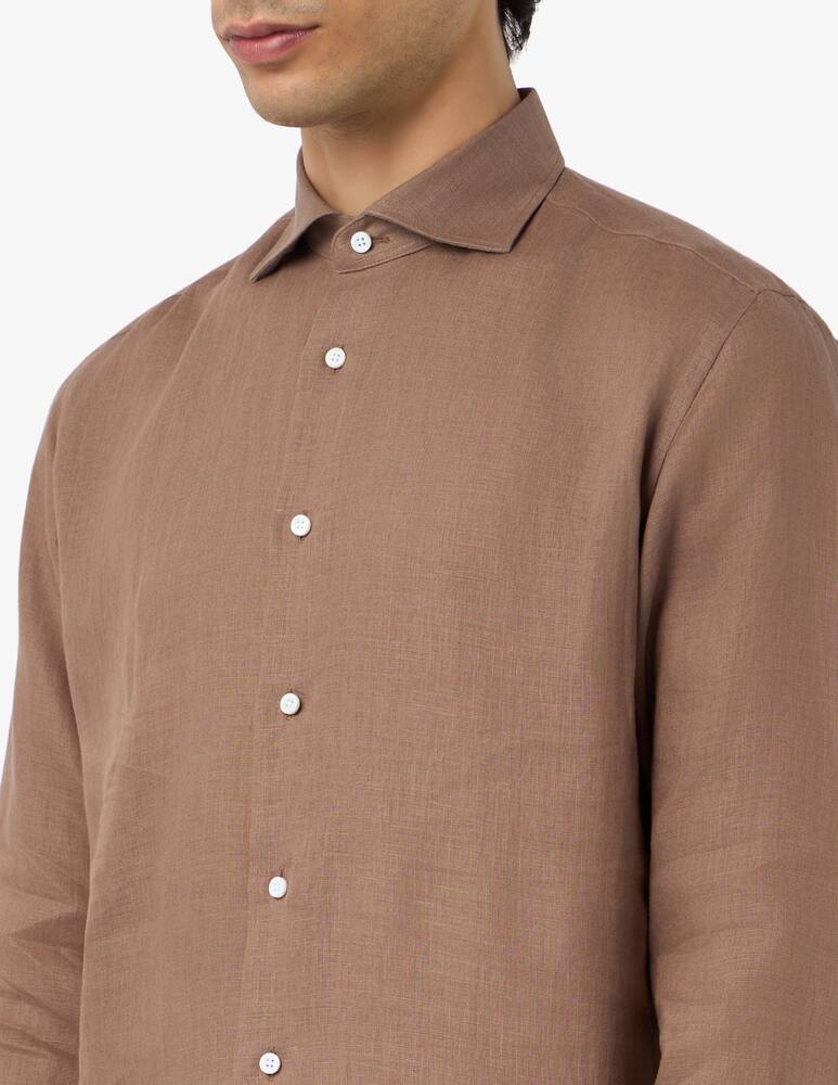 rinascente Delsiena Camicia in puro lino regular fit