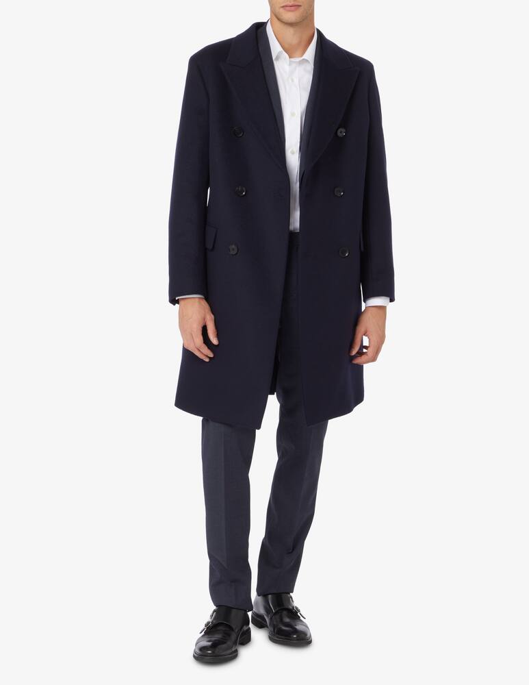 Sartoria Italiana Double breasted coat - Blue - picture 2 Sartoria Italiana Double breasted coat - Blue - picture 2