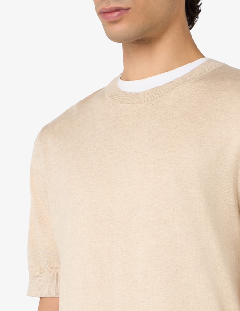 Rinascente Collection Silk blend crewneck t-shirt - picture 4 Rinascente Collection Silk blend crewneck t-shirt - picture 4