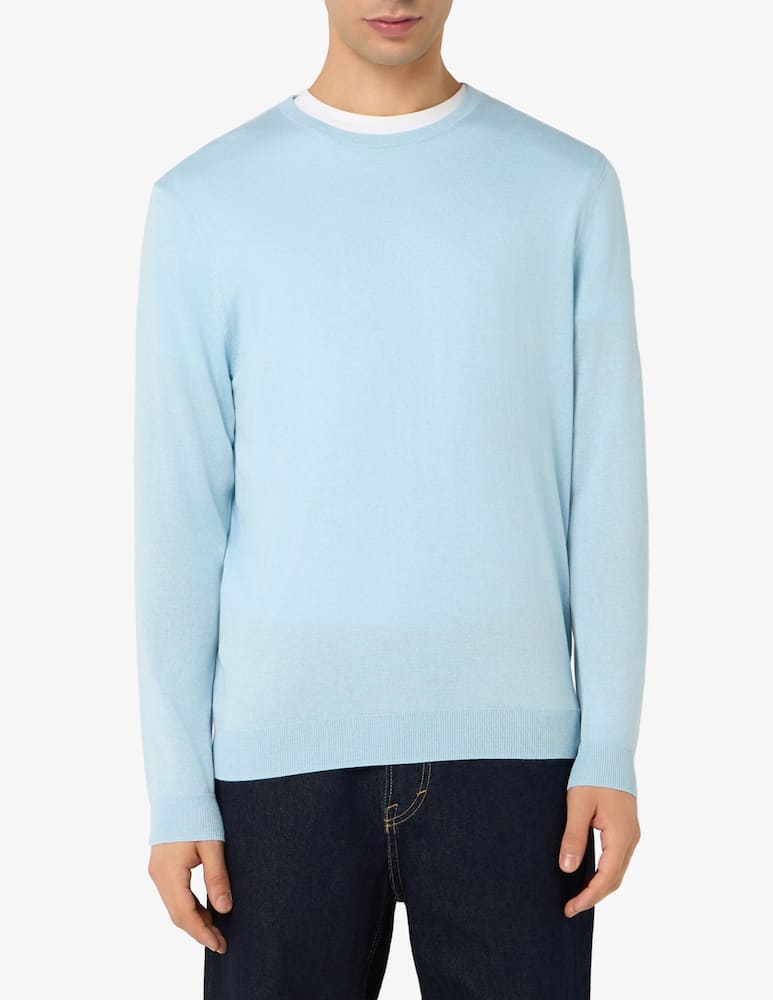 Rinascente Collection Maglia girocollo in seta cotone e cashmere - immagine 1 Rinascente Collection Maglia girocollo in seta cotone e cashmere - immagine 1