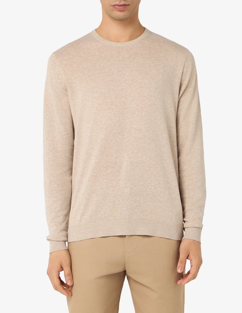 Rinascente Collection Linen-blend crewneck jumper - picture 1 Rinascente Collection Linen-blend crewneck jumper - picture 1