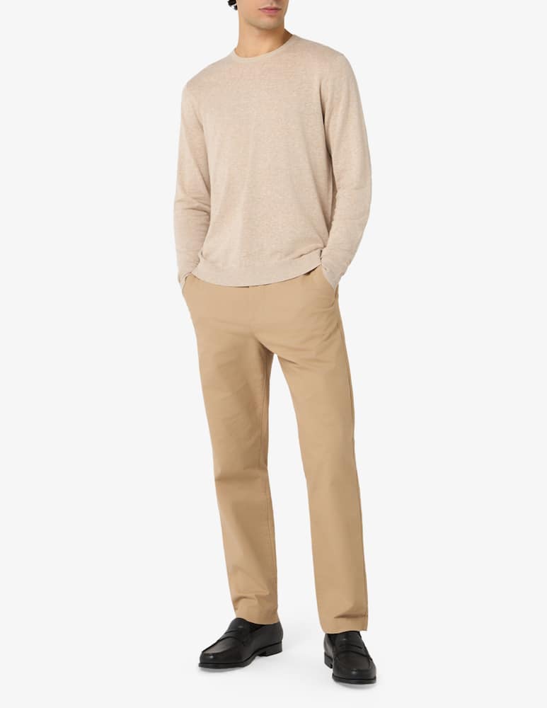 Rinascente Collection Linen-blend crewneck jumper - picture 2 Rinascente Collection Linen-blend crewneck jumper - picture 2