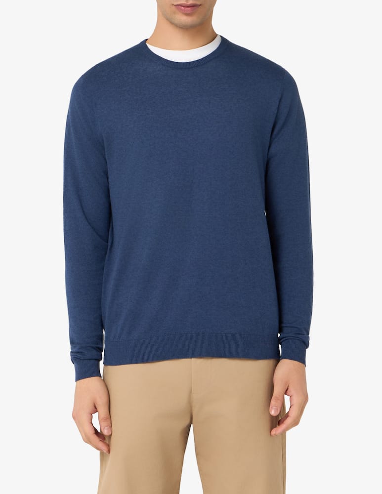 rinascente Rinascente Collection Maglia girocollo in cotone e lino