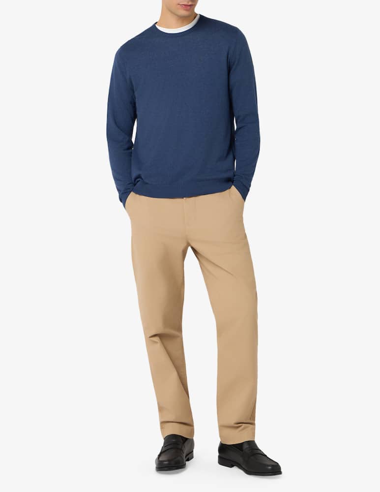 rinascente Rinascente Collection Maglia girocollo in cotone e lino