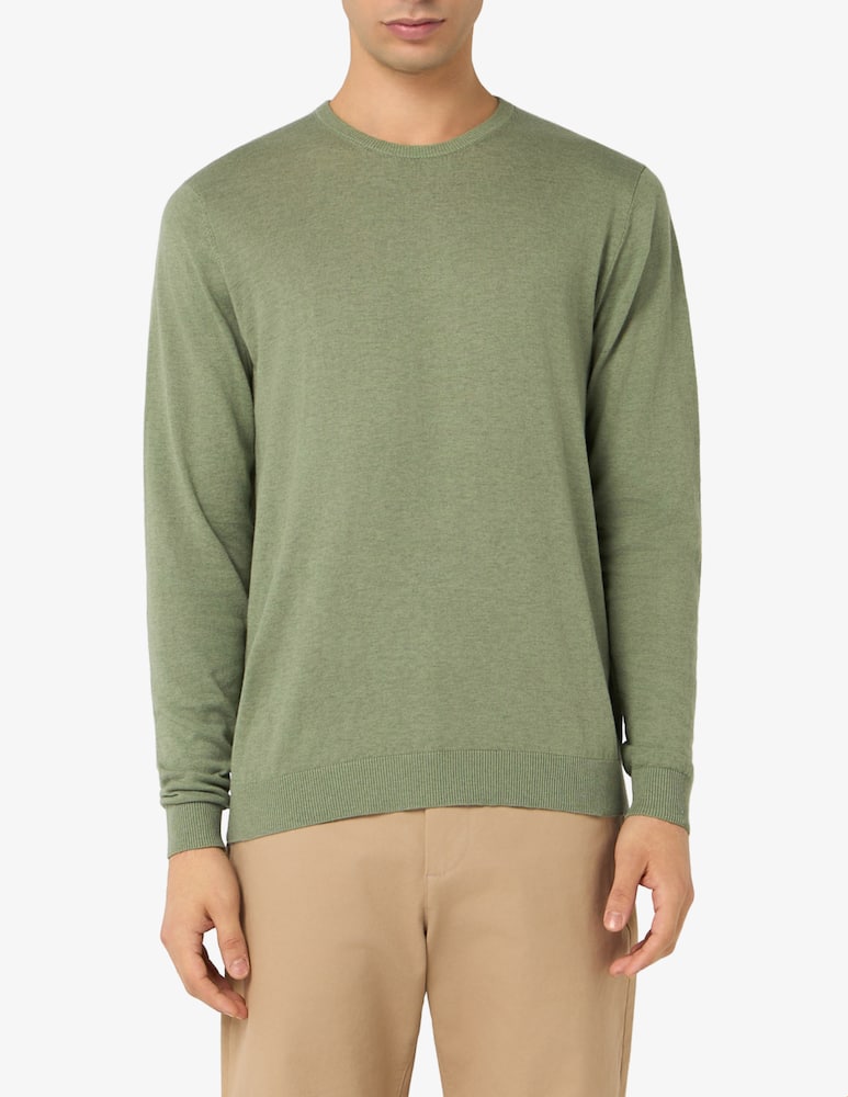Rinascente Collection Linen-blend crewneck jumper - picture 1 Rinascente Collection Linen-blend crewneck jumper - picture 1