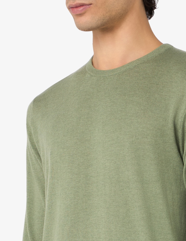 rinascente Rinascente Collection Cotton-linen crewneck jumper
