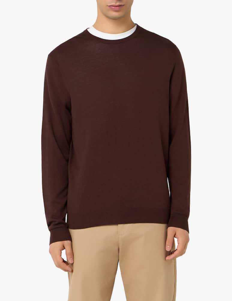 Rinascente Collection Maglia girocollo in seta cotone e cashmere - immagine 1 Rinascente Collection Maglia girocollo in seta cotone e cashmere - immagine 1