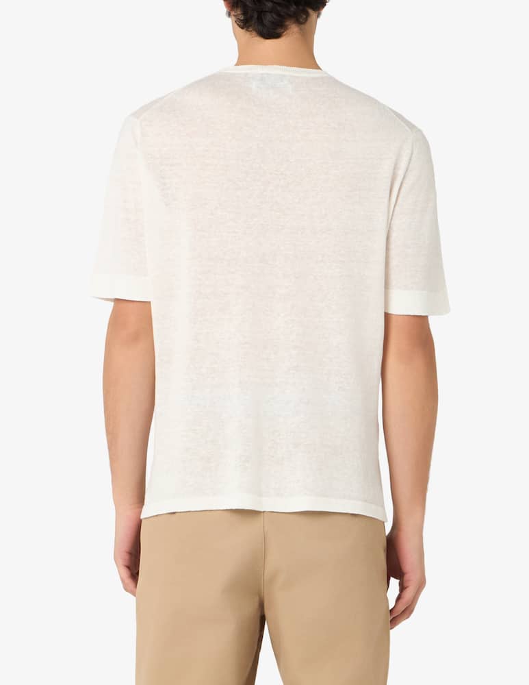 Rinascente Collection Linen crewneck t-shirt - picture 3 Rinascente Collection Linen crewneck t-shirt - picture 3