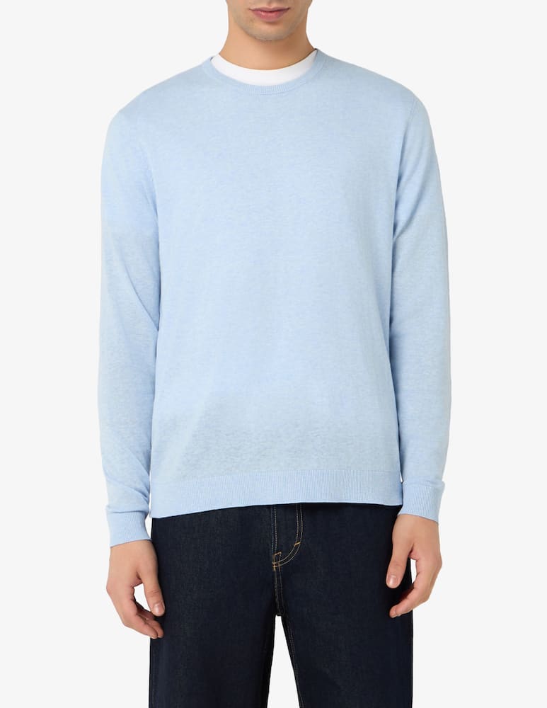 rinascente Rinascente Collection Cotton-linen crewneck jumper