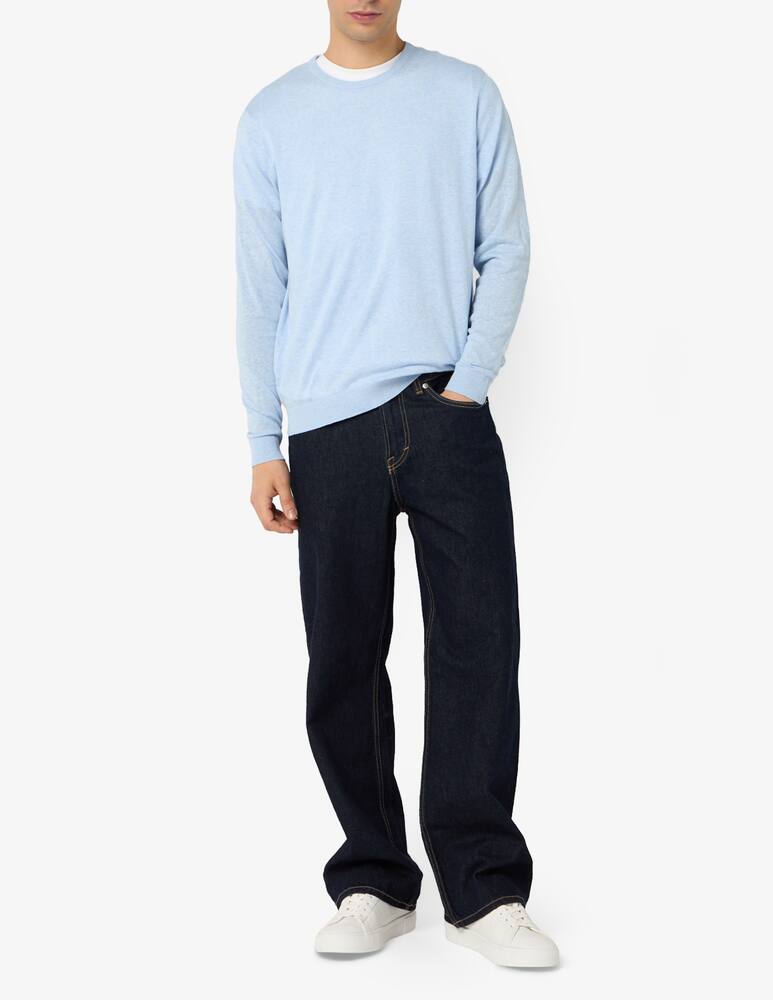 rinascente Rinascente Collection Cotton-linen crewneck jumper