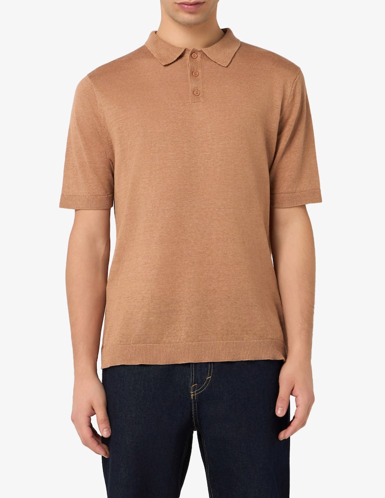 Rinascente Collection Linen polo shirt - picture 1 Rinascente Collection Linen polo shirt - picture 1