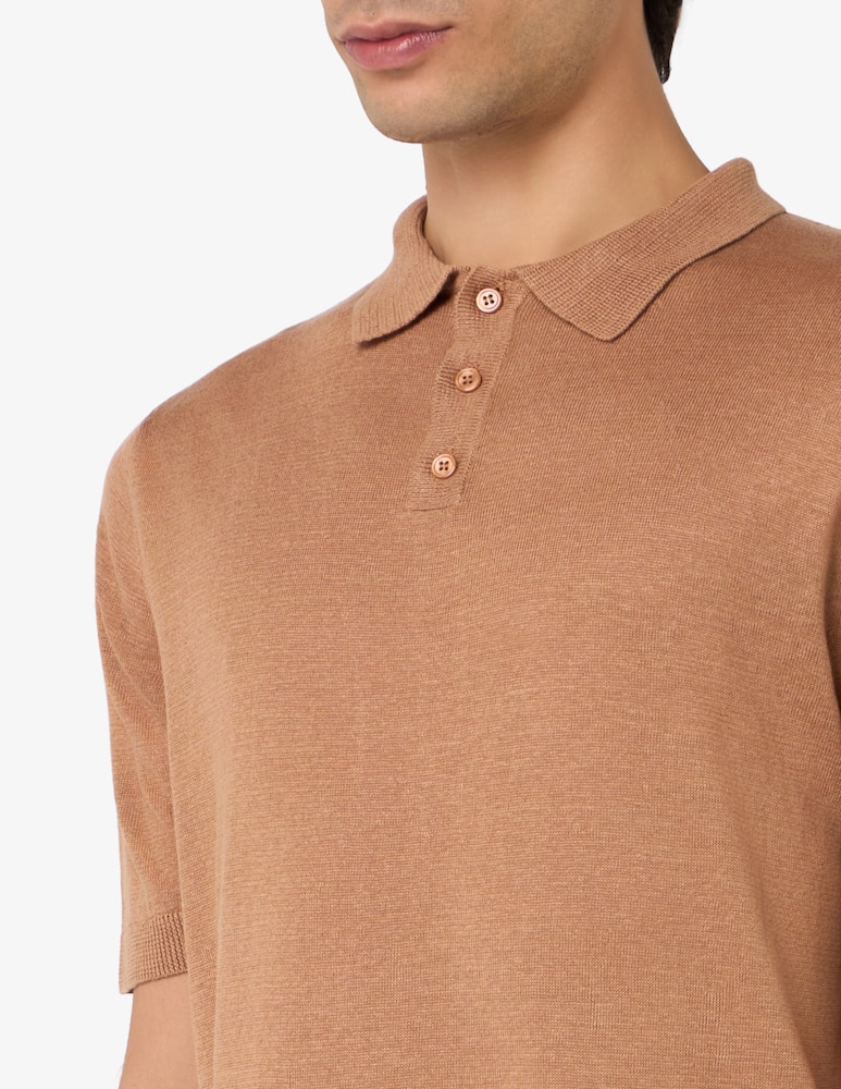 Rinascente Collection Linen polo shirt - picture 4 Rinascente Collection Linen polo shirt - picture 4