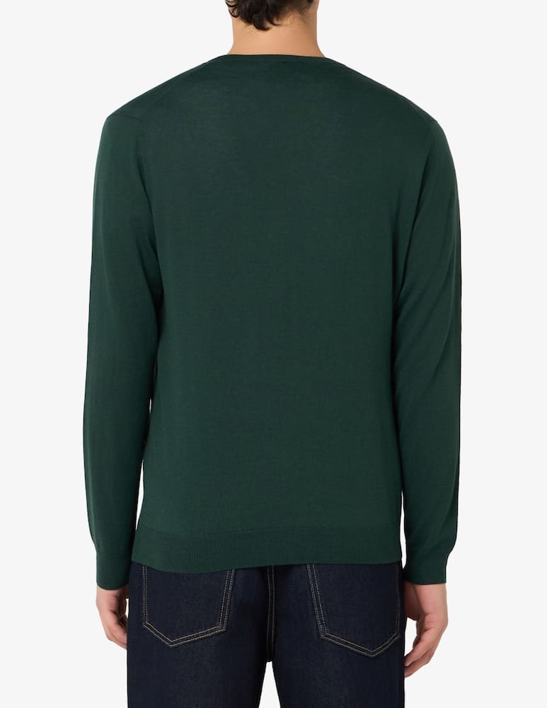 Rinascente Collection Maglia scollo a V in seta cotone e cashmere - immagine 3 Rinascente Collection Maglia scollo a V in seta cotone e cashmere - immagine 3