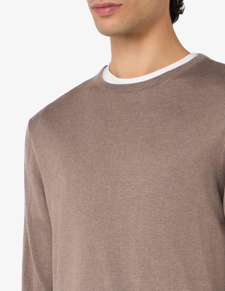 Rinascente Collection Silk blend crewneck jumper - picture 4 Rinascente Collection Silk blend crewneck jumper - picture 4