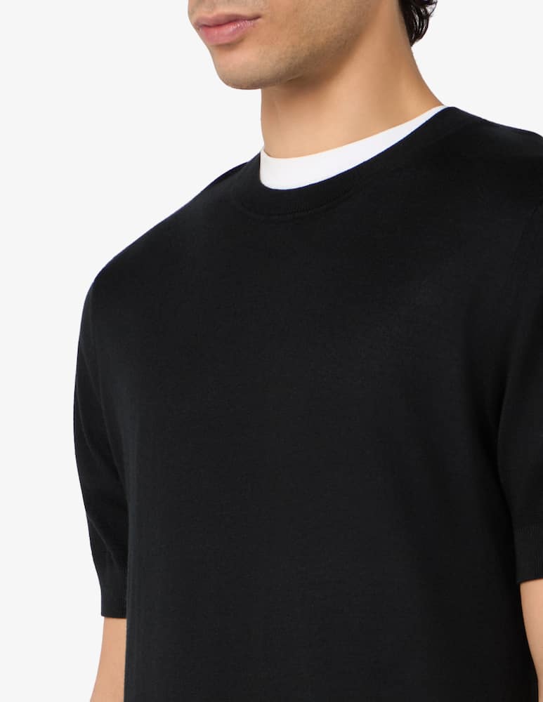 Rinascente Collection Silk blend crewneck t-shirt - picture 4 Rinascente Collection Silk blend crewneck t-shirt - picture 4